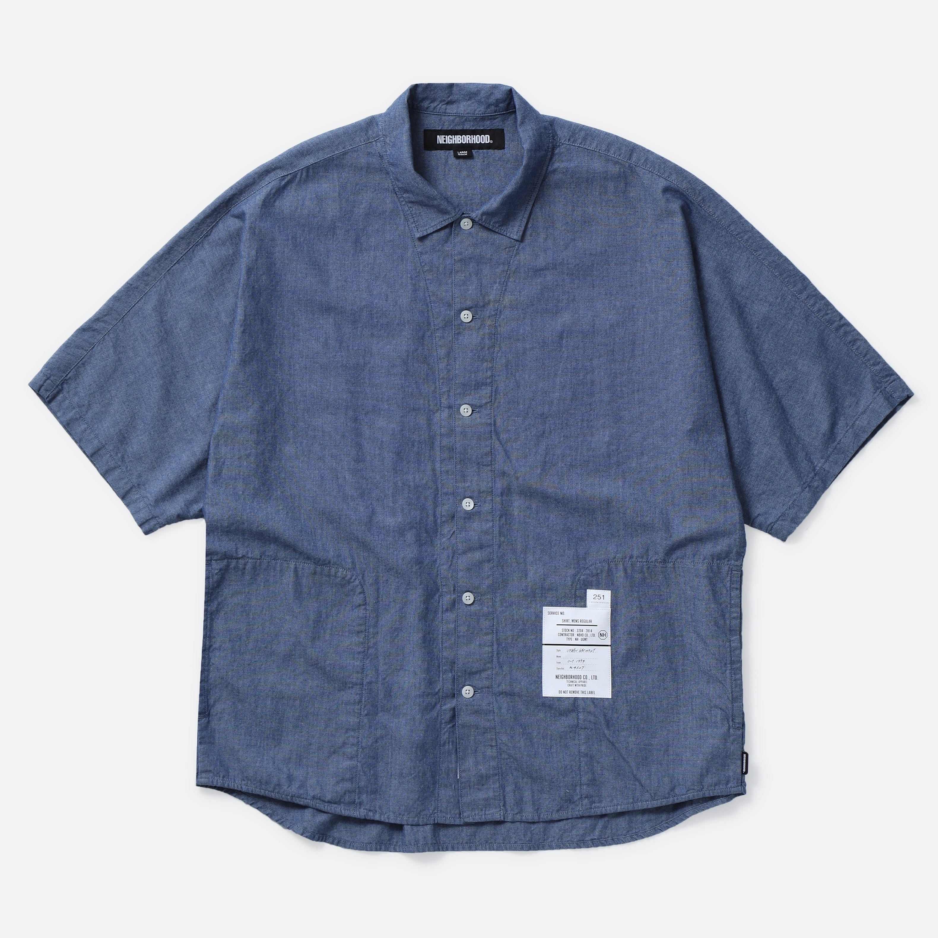 NEIGHBORHOOD 半袖シャツ バックロゴDOLMANSLEEVE XL. NEIGHBORHOOD ネイバーフッド 23SS DOLMANSLEEVE SS SHIRT