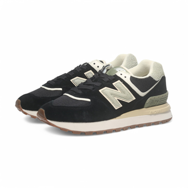NEW BALANCE 休閒鞋 NB 574 LEGACY 黑 麂皮 復古鞋 男 U574LGBG