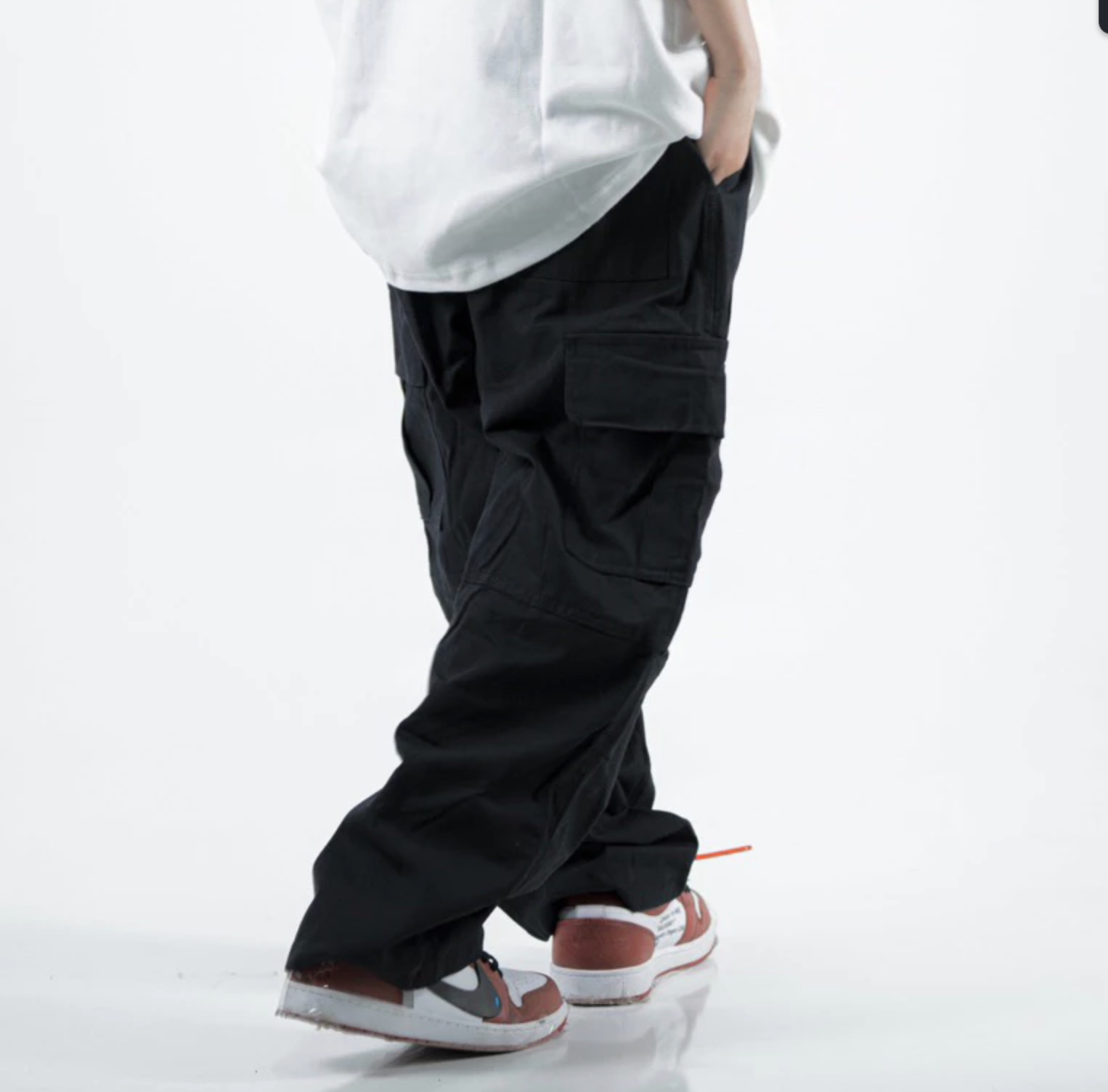 JIN UNIVERSAL (SALE) 日系壓摺繭型斜紋長褲 工作褲 斜紋布 寬鬆 工裝 “平價穿搭”