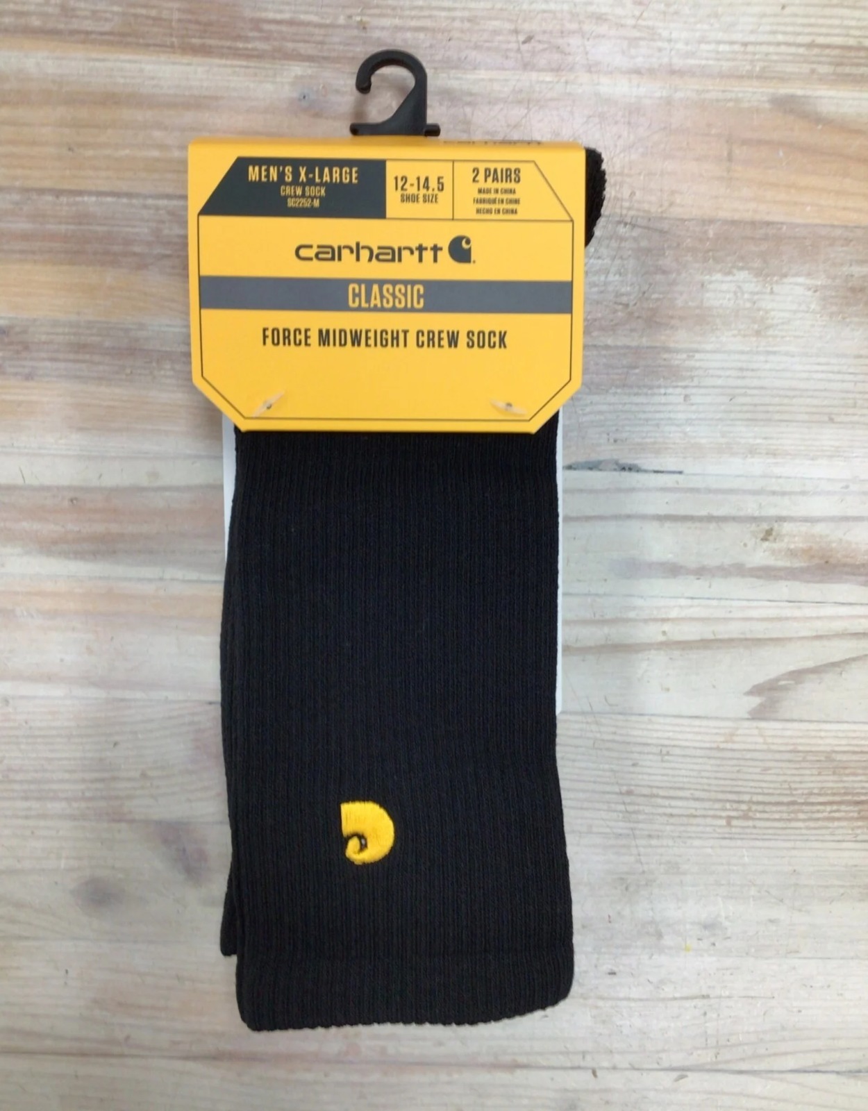 Carhartt Force Midweight Crew Sock 2-Pack