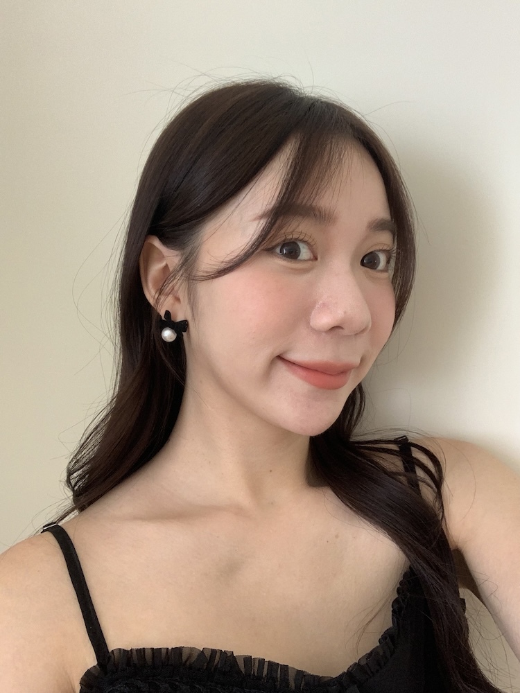 法式優雅蝴蝶結珍珠耳針925純銀