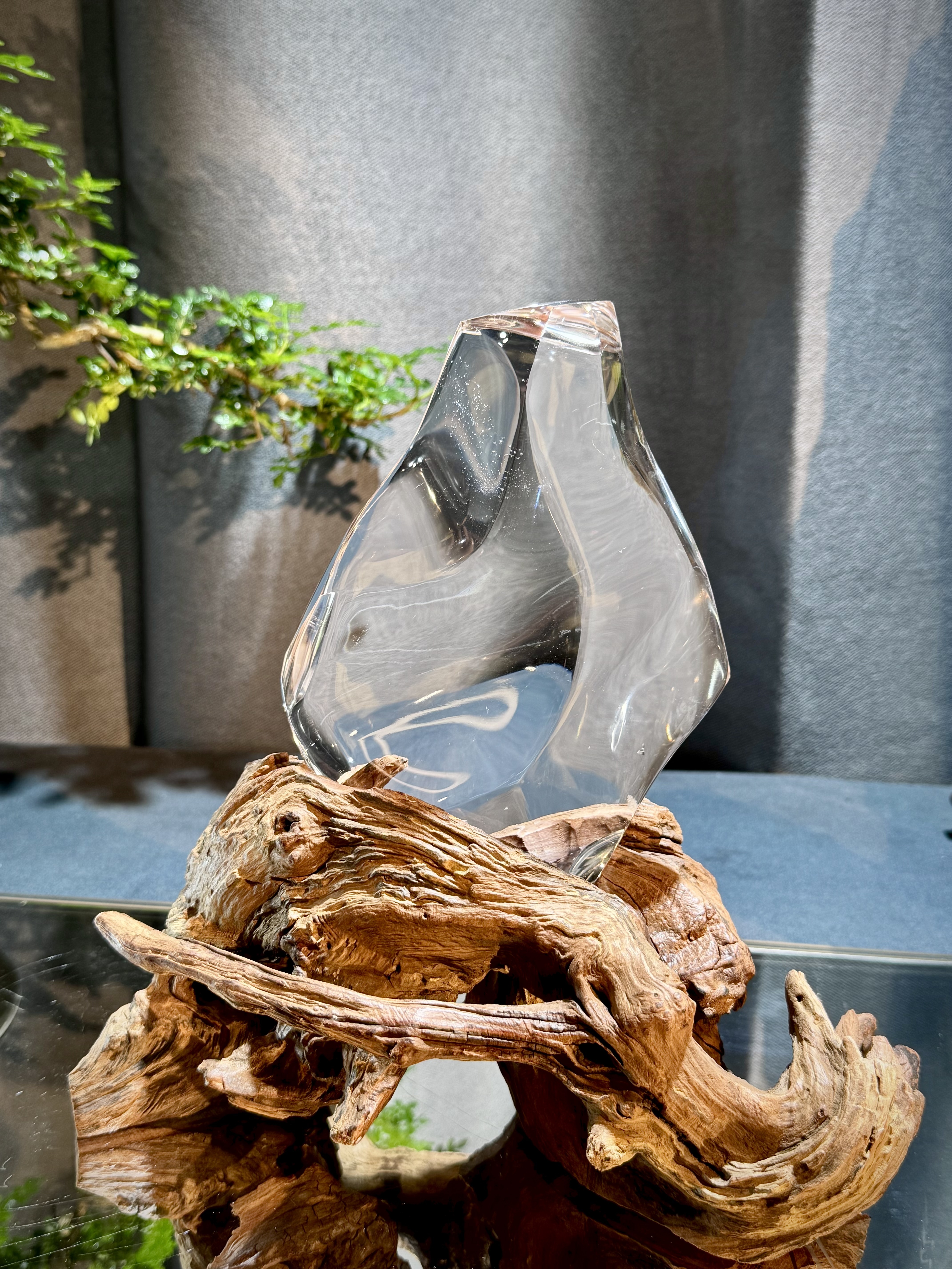 天花板白水晶隨形擺件 5306