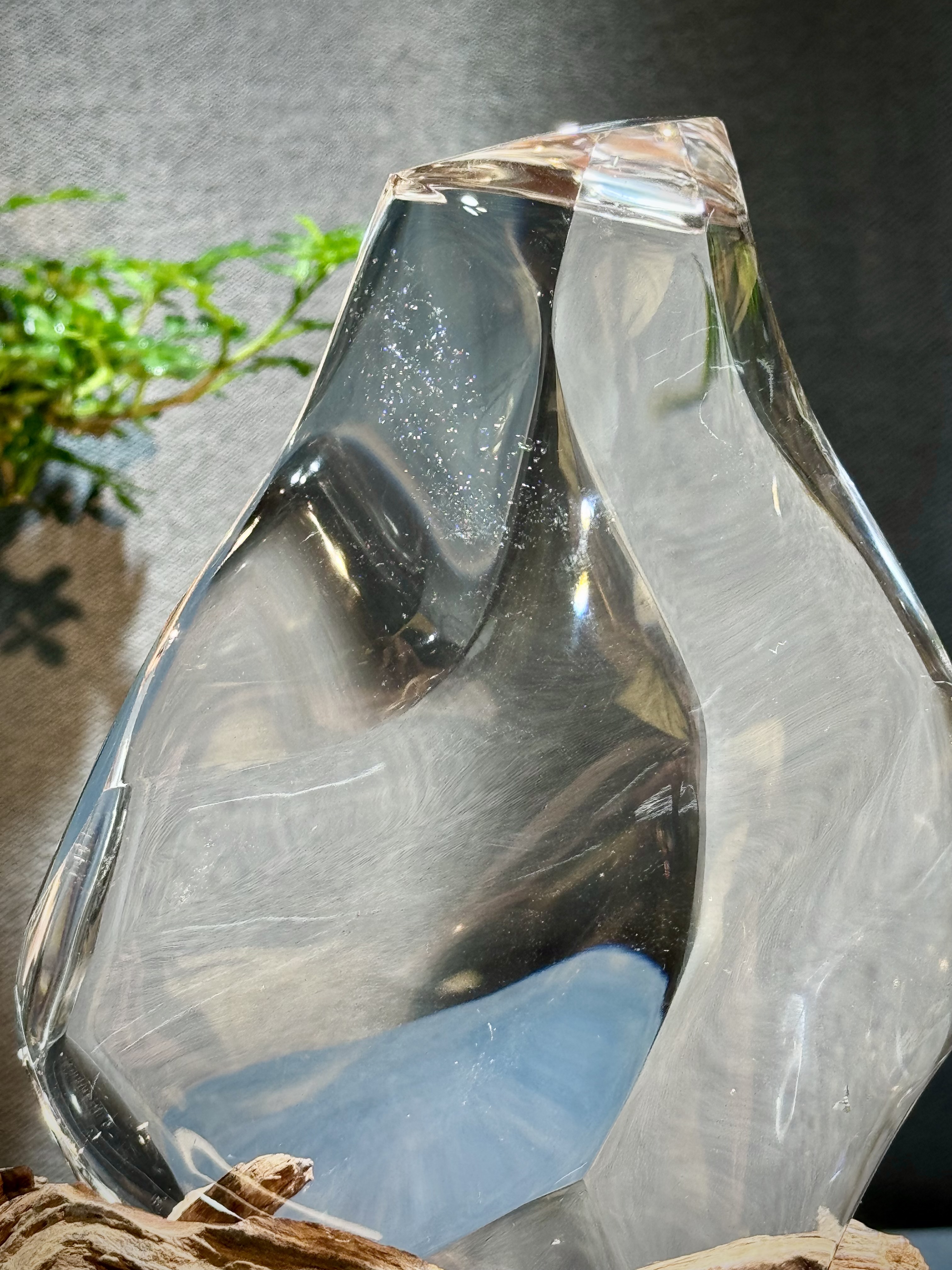 天花板白水晶隨形擺件 5306