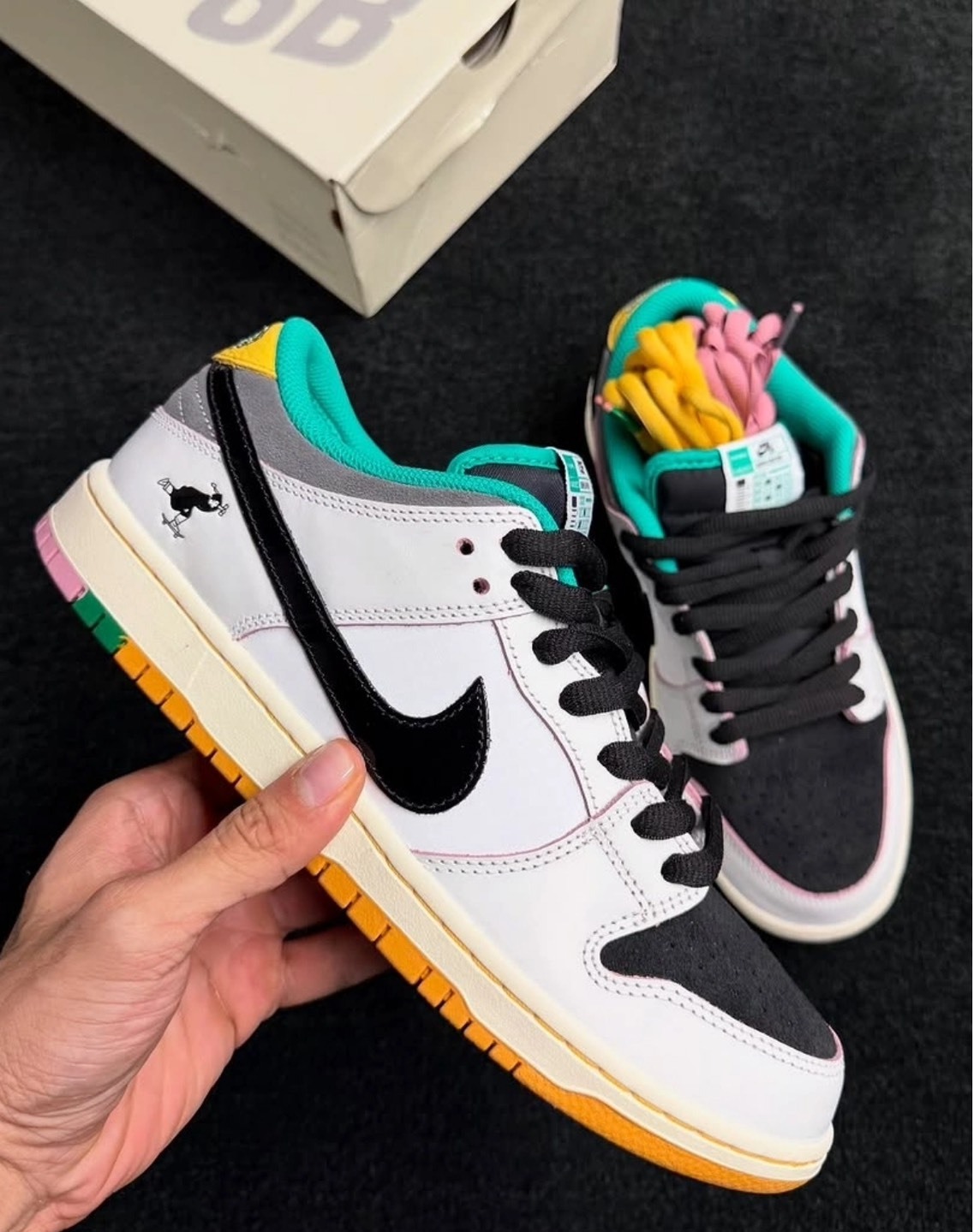 CSEF x Nike Dunk SB 白綠黑 板鞋