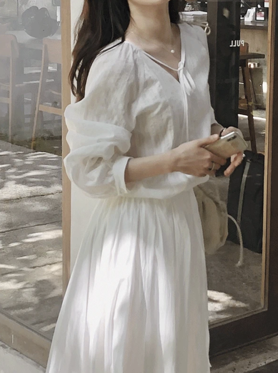 預訂｜SLOWAND #SLOWMADE 蝴蝶結設計棉質恤衫 (2 Color)