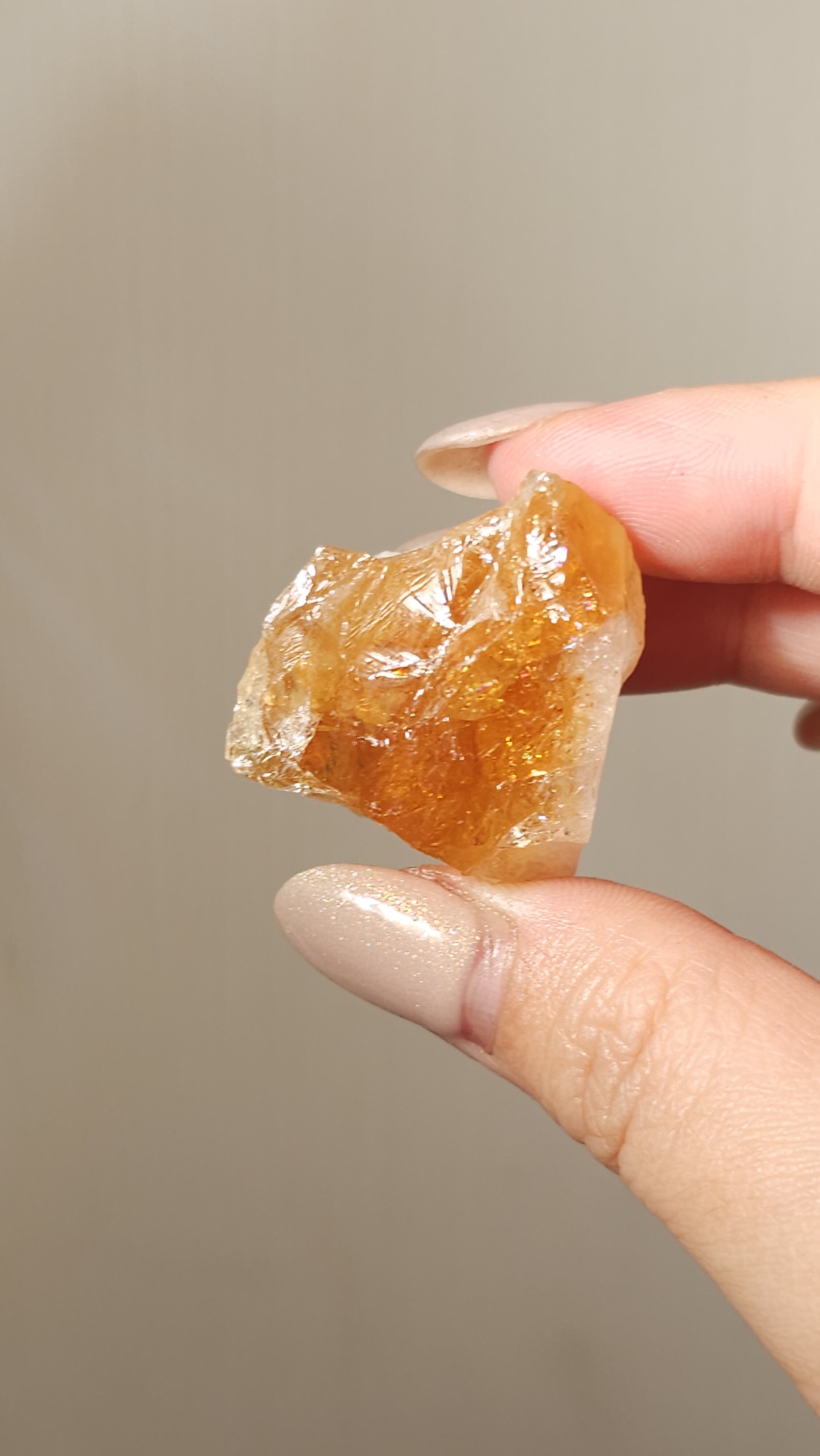 疑似熱處理的黃水晶 #1131