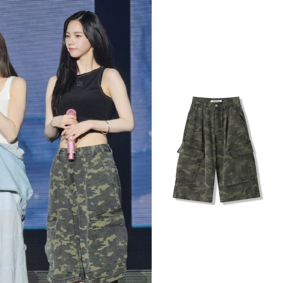 AVANDRESS SIDE BIG DENIM SHORTS