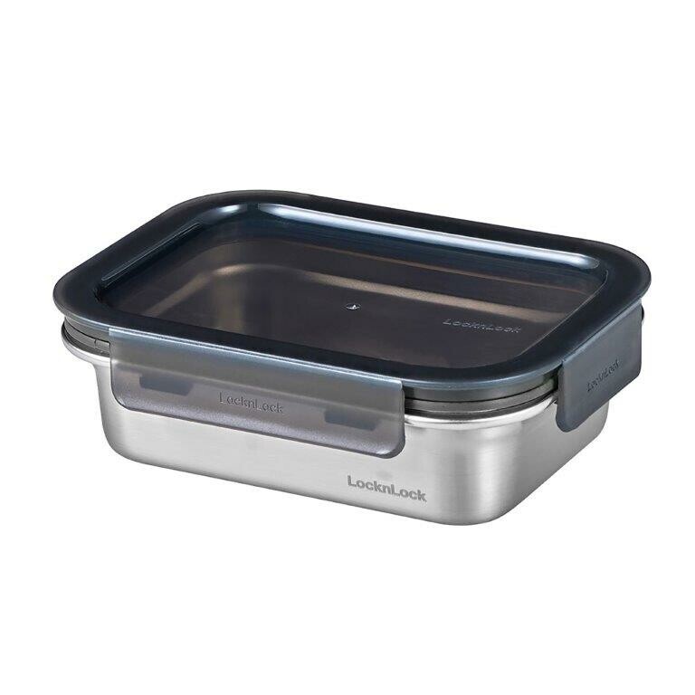 日本LocknLock不鏽鋼食物盒600ML(微波爐適用) (非日本製)