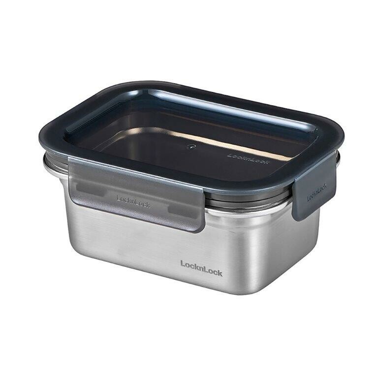 日本LocknLock不鏽鋼食物盒500ML(微波爐適用) (非日本製)