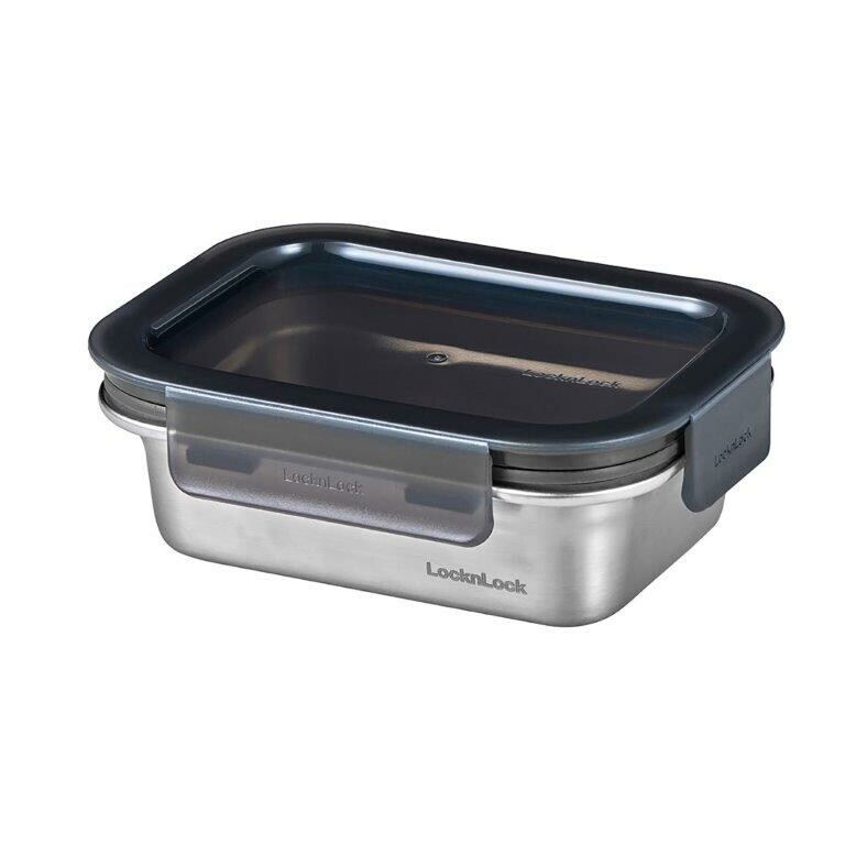 日本LocknLock不鏽鋼食物盒400ML(微波爐適用) (非日本製)
