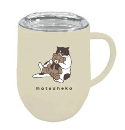 日式貓貓有蓋杯 (非日本製)