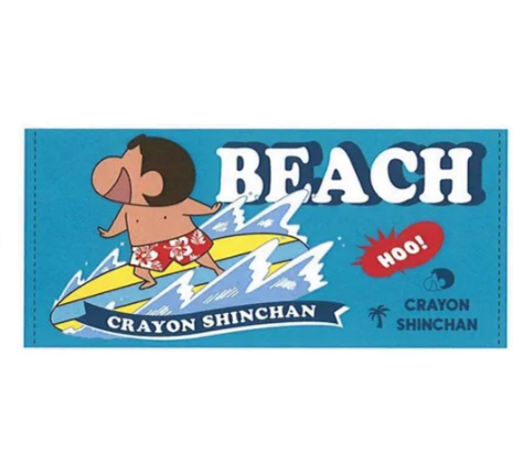 日本蠟筆小新長毛巾33.5x70 (非日本製)