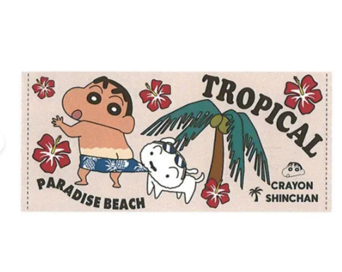 日本蠟筆小新長毛巾33.5x70 (非日本製)