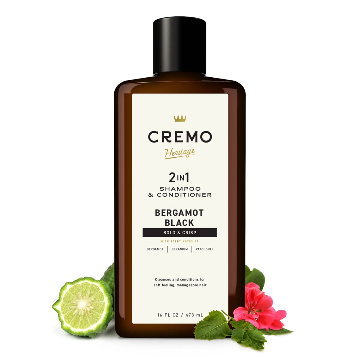 美國 Cremo - 沙龍洗髮精（黑色傳奇 / 洗髮護髮二合一）