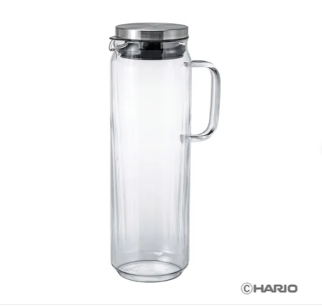 日本HARIO耐熱玻璃水壺1300ML (日本製)