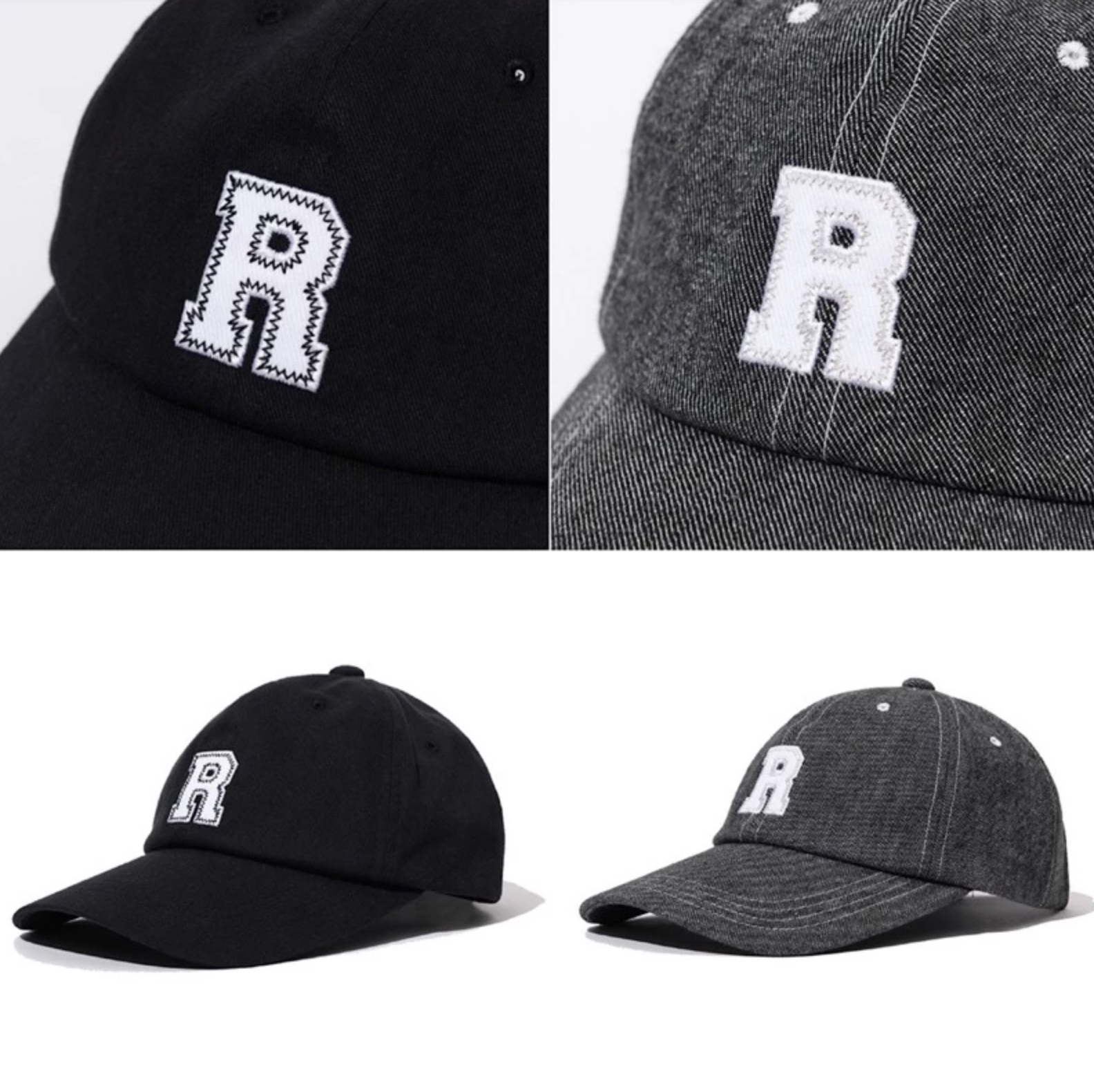 韓國品牌 RDVZ (SALE) 代理 大R 草寫 LOGO 老帽 後扣帽 鴨舌帽 帽子