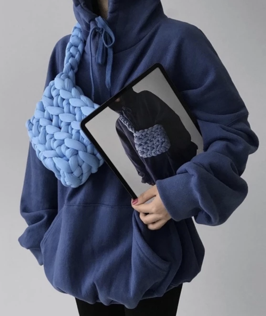 🇰🇷AAKE (SALE)麻花粗編織背包 雲朵包 造型 肩包 編織 時尚 配件 側背包 小包 質感