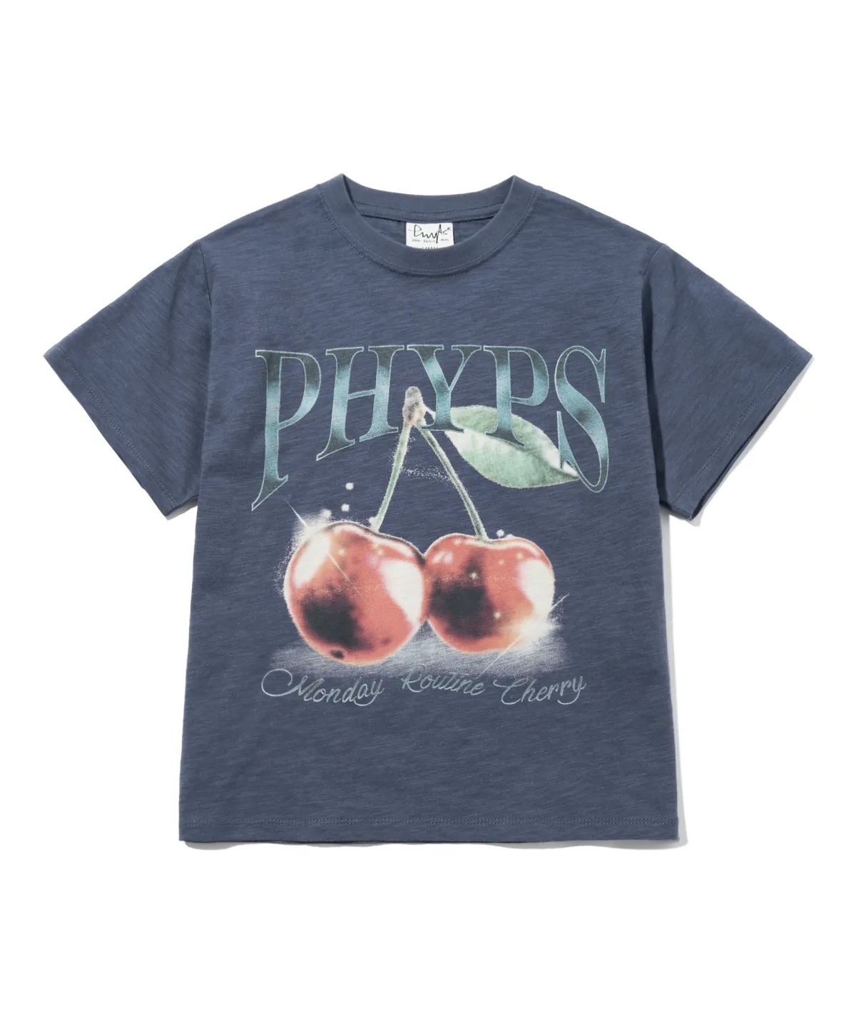 PHYPS WOMENS CROP CHERRY SHORT SLEEVE