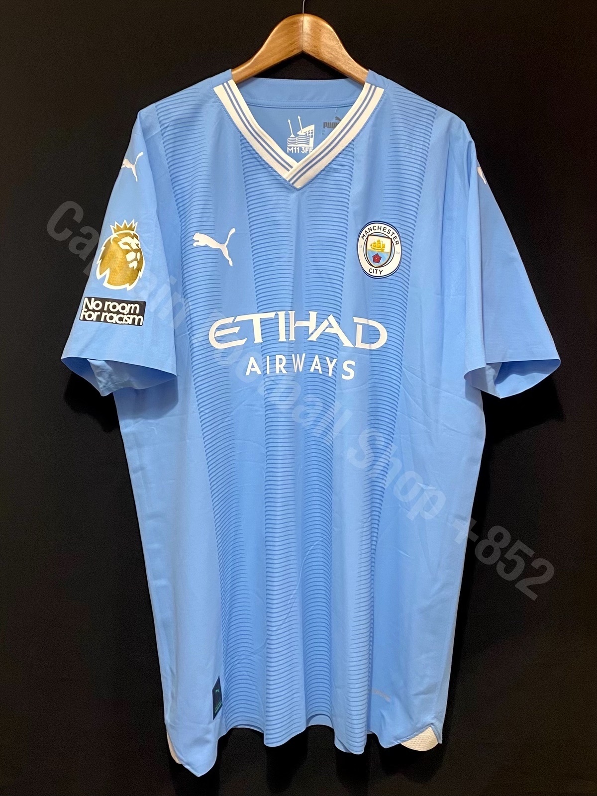 Manchester City 2023-2024 Puma Home Authentic Player Shirt #9 HAALAND