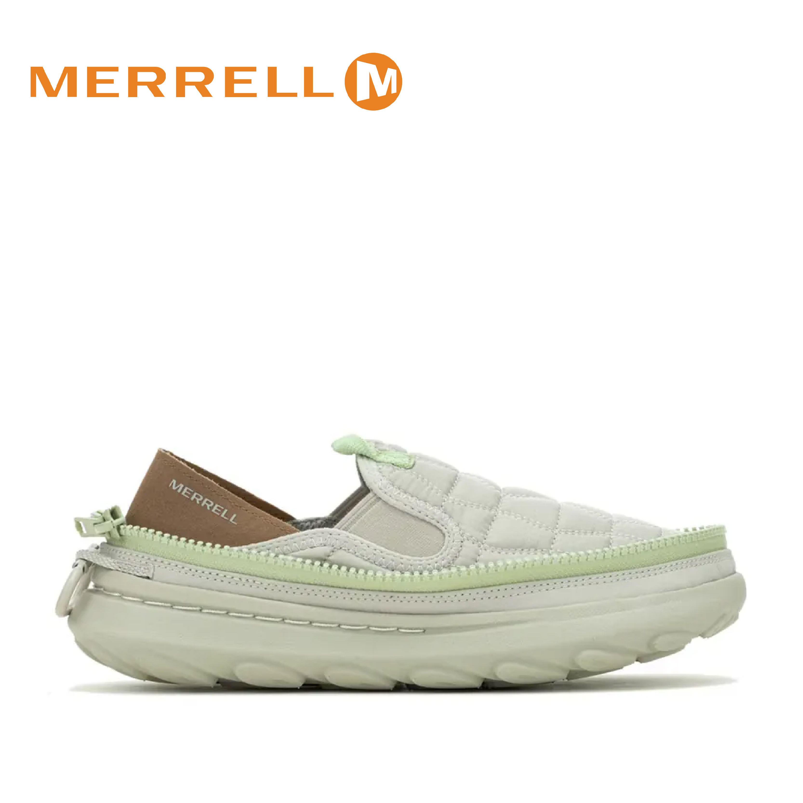 MERRELL 美國 HUT MOC 2 PACKABLE 穿套式休閒便鞋 女款 (象牙灰) 31ML007230