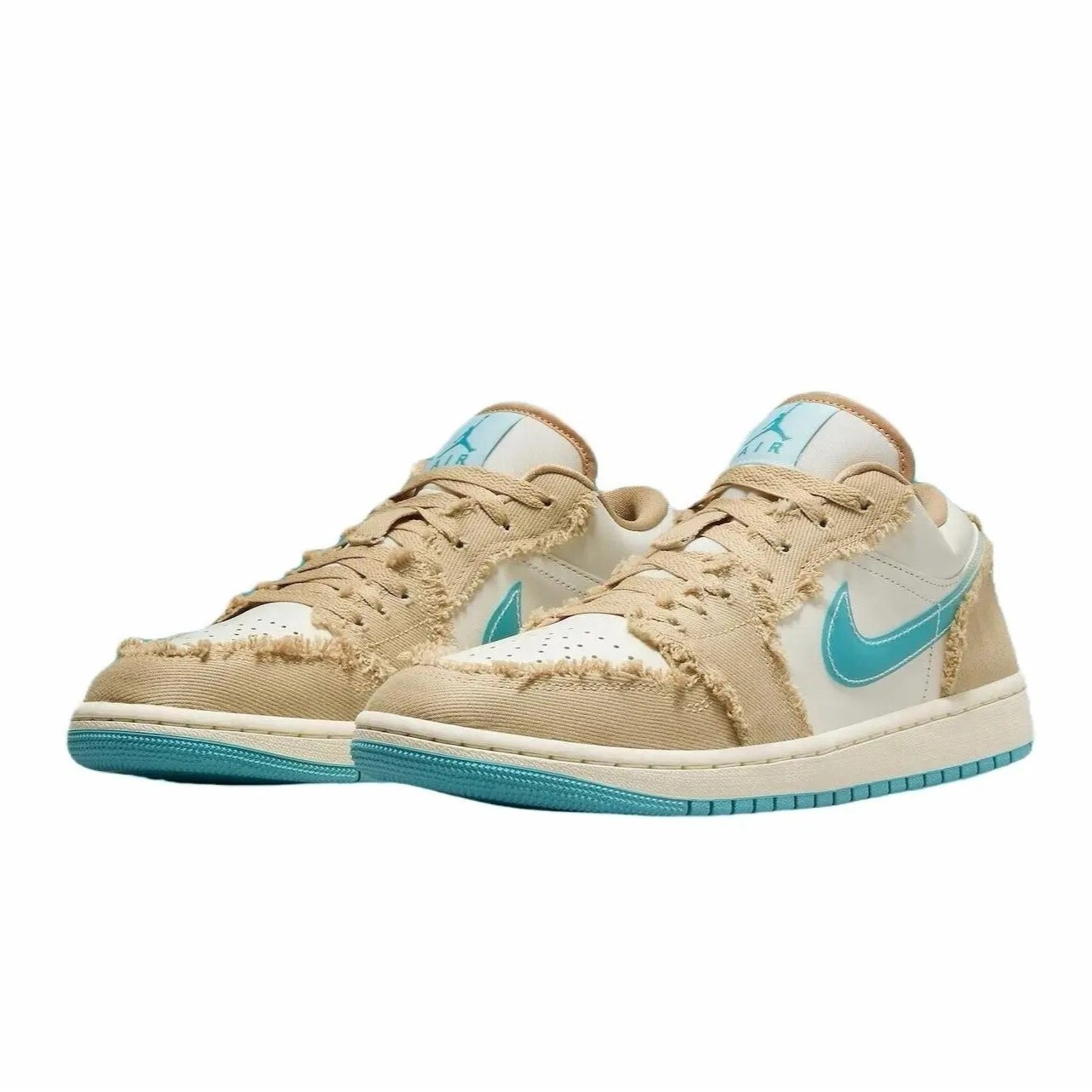 W Air Jordan 1 Low SE Wave 卡其藍勾 HF4983-252