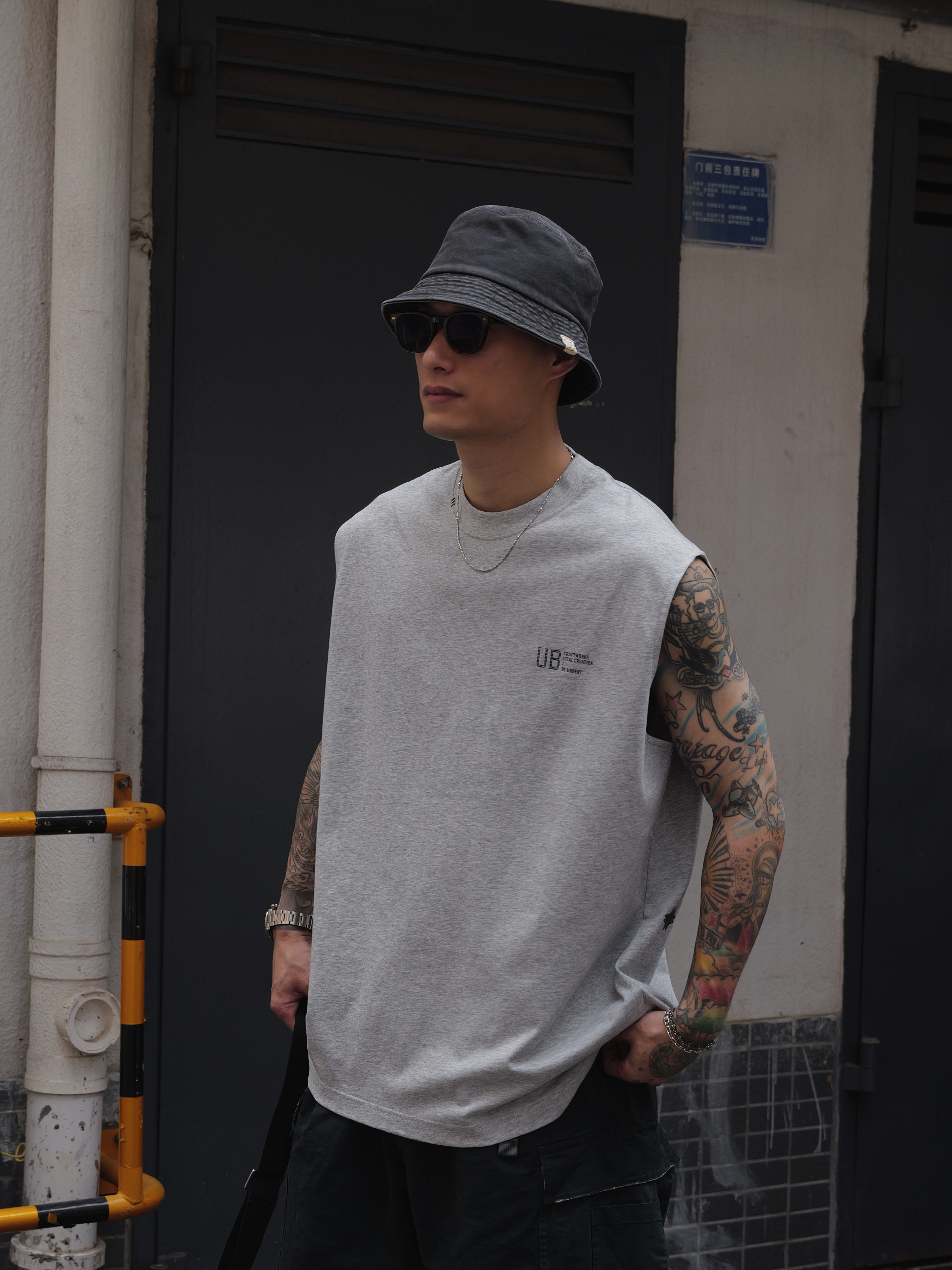 #現貨 UNBENT 25SS 涼感 定番 寬肩 無袖背心 4色