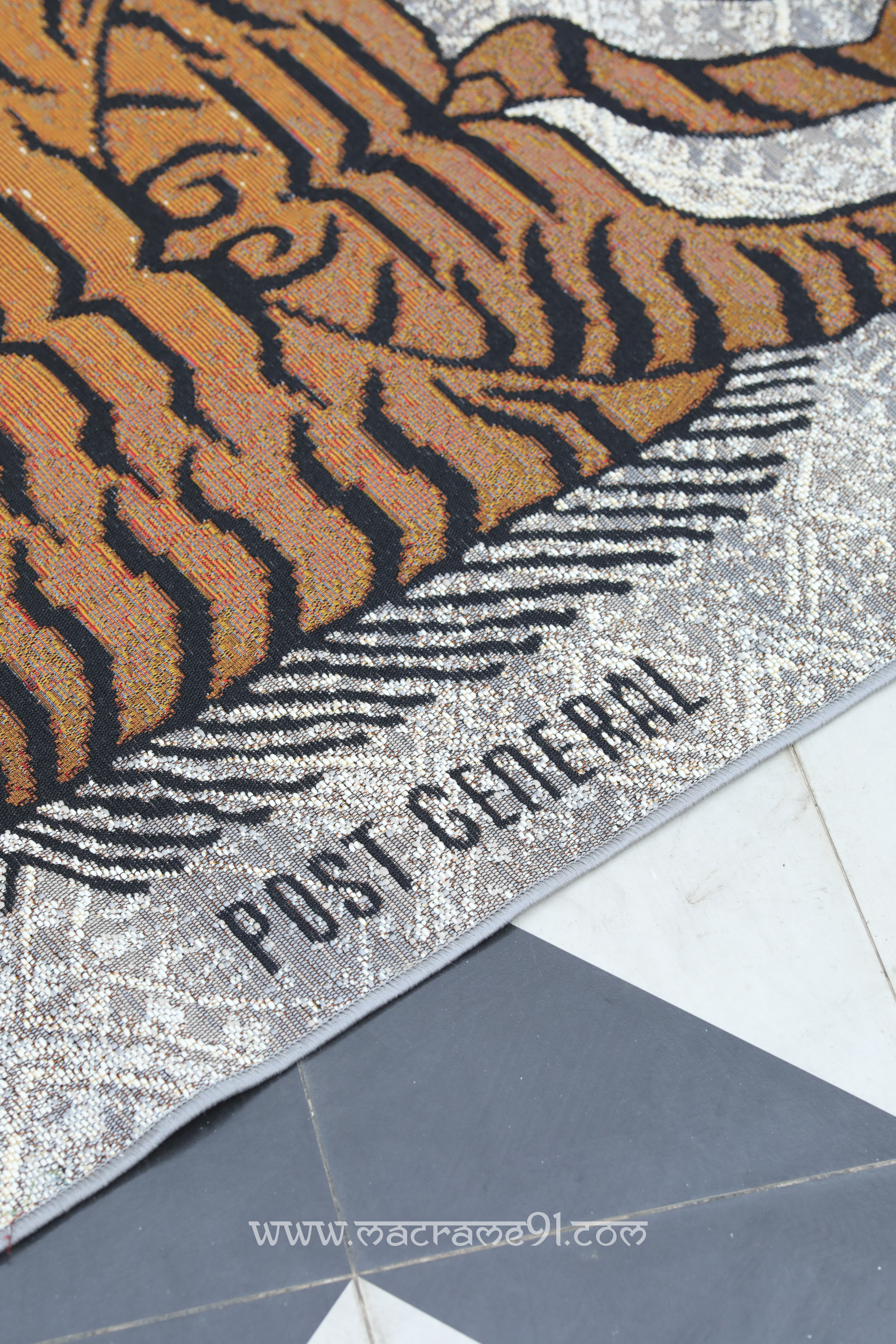 Post General 戶外防UV可水洗地毯 老虎 - 98214-0076 (0428)