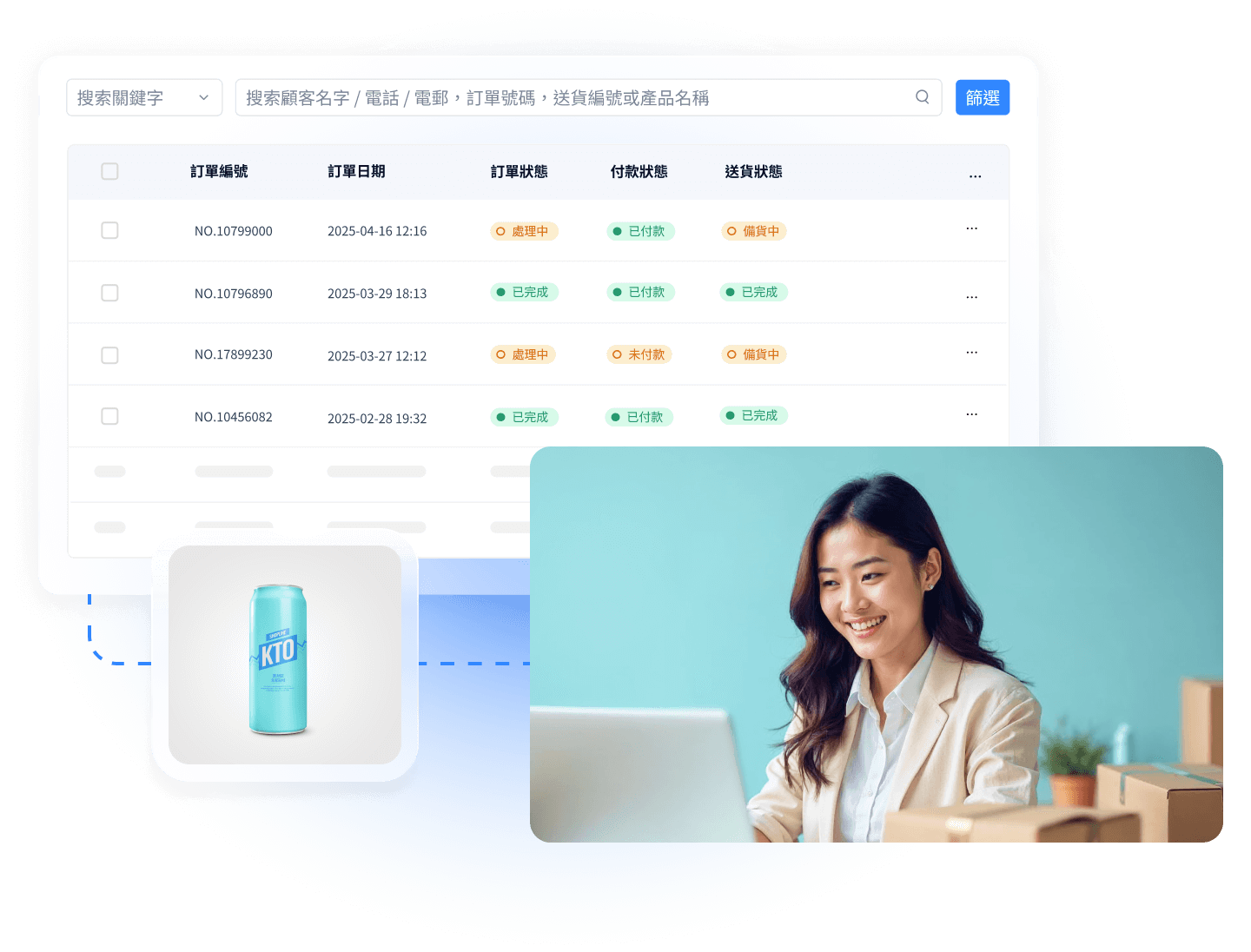 透過 SHOPLINE 訂單管理系統讓你一手掌握訂單及庫存狀態
