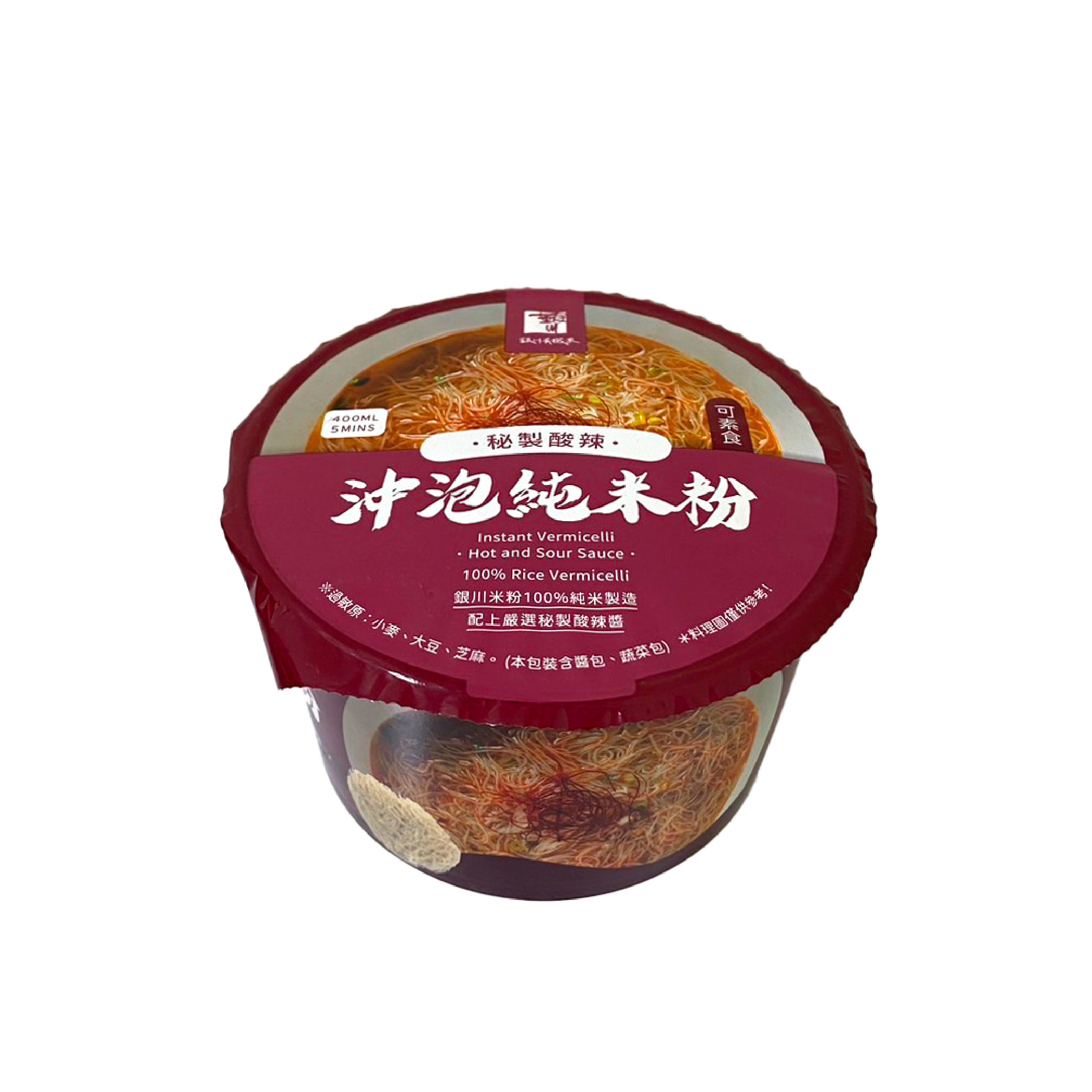 銀川沖泡純米粉(秘製酸辣) 碗裝