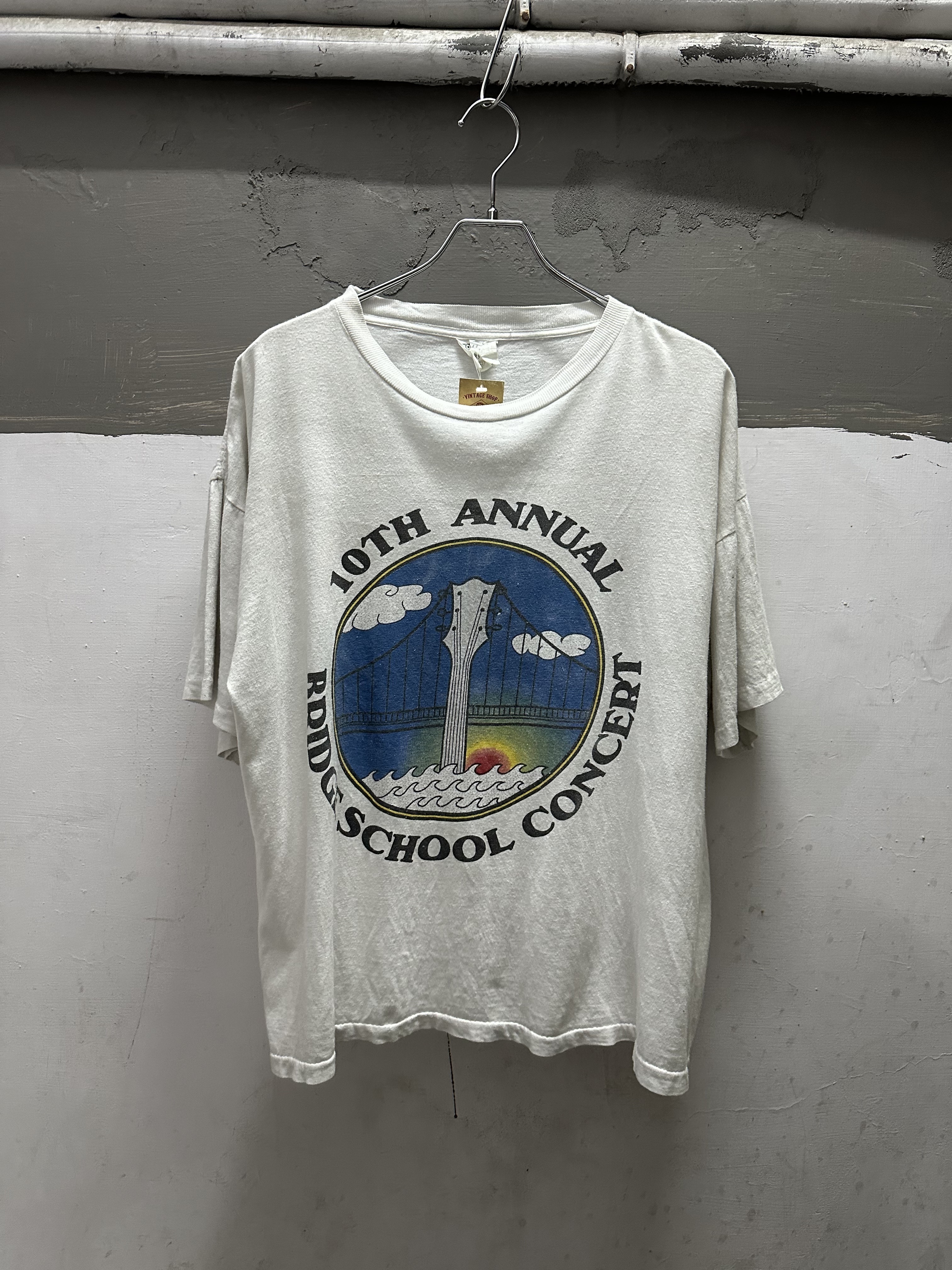 90s 1996 10TH ANNUAL BRIDGE SCHOOL CONCERT Tee