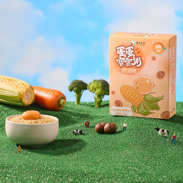 飯友生技- 甜栗玉米蛋蛋粥 (150g x 4入/盒) (8M+)