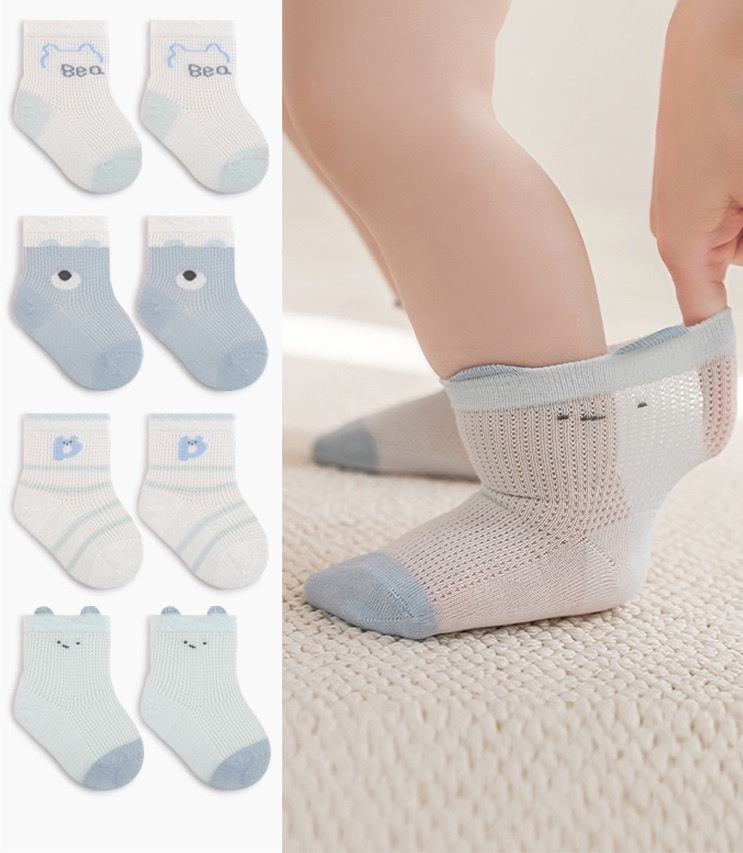 小動物網眼襪子組