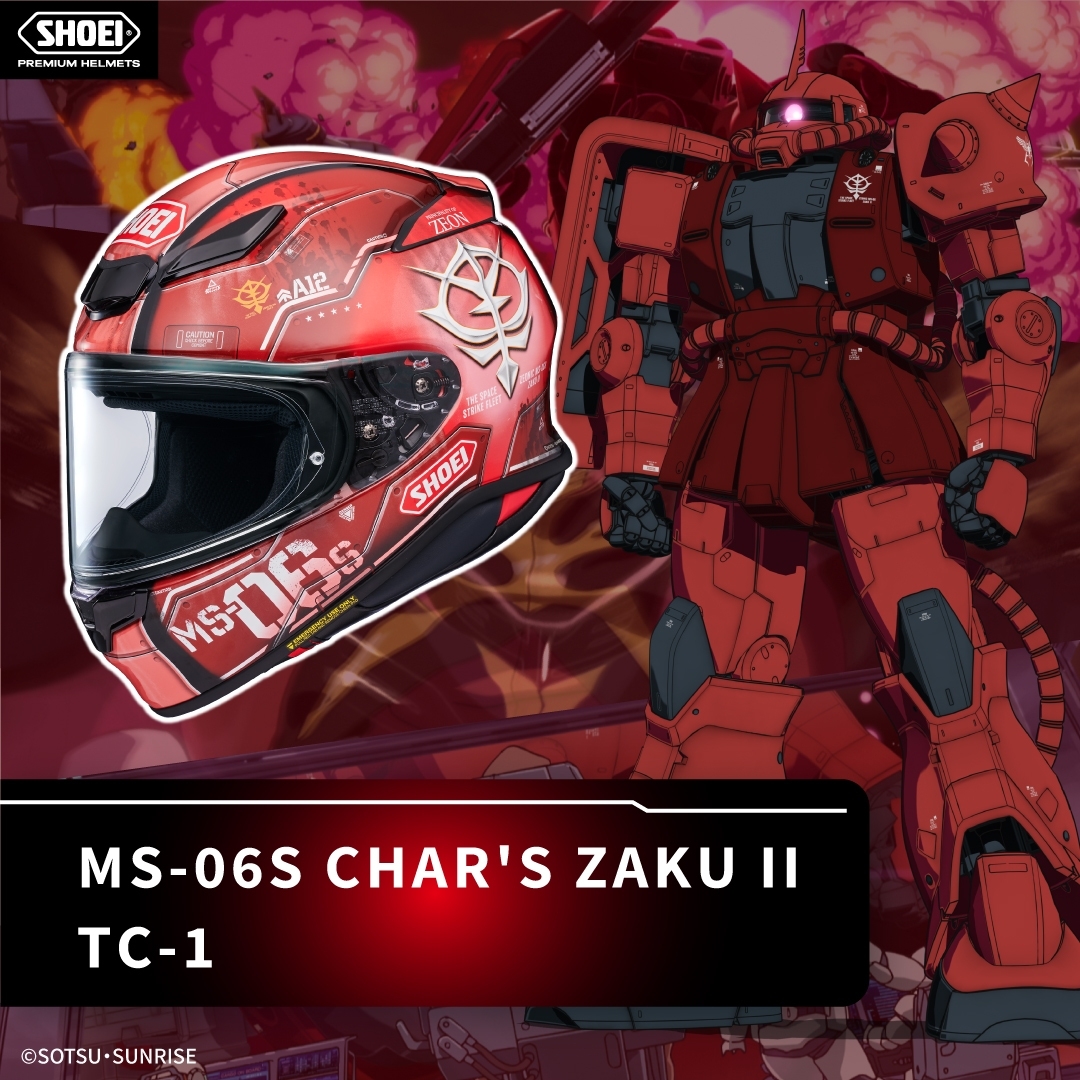 SHOEI Z-8 MS-06S CHAR'S ZAKU II TC-1 全罩