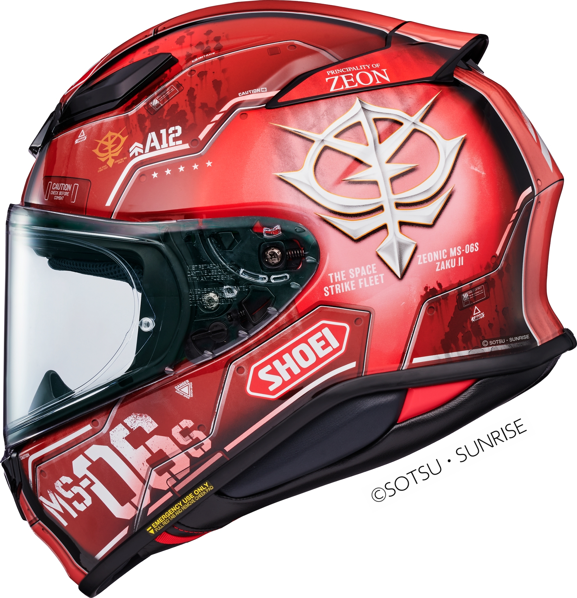 SHOEI Z-8 MS-06S CHAR'S ZAKU II TC-1 全罩