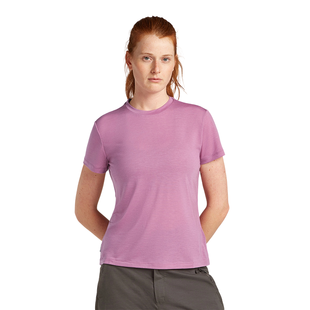 Icebreaker紐西蘭 Core圓領短袖上衣 女款 (粉紫色) 10IB0A56Y4
