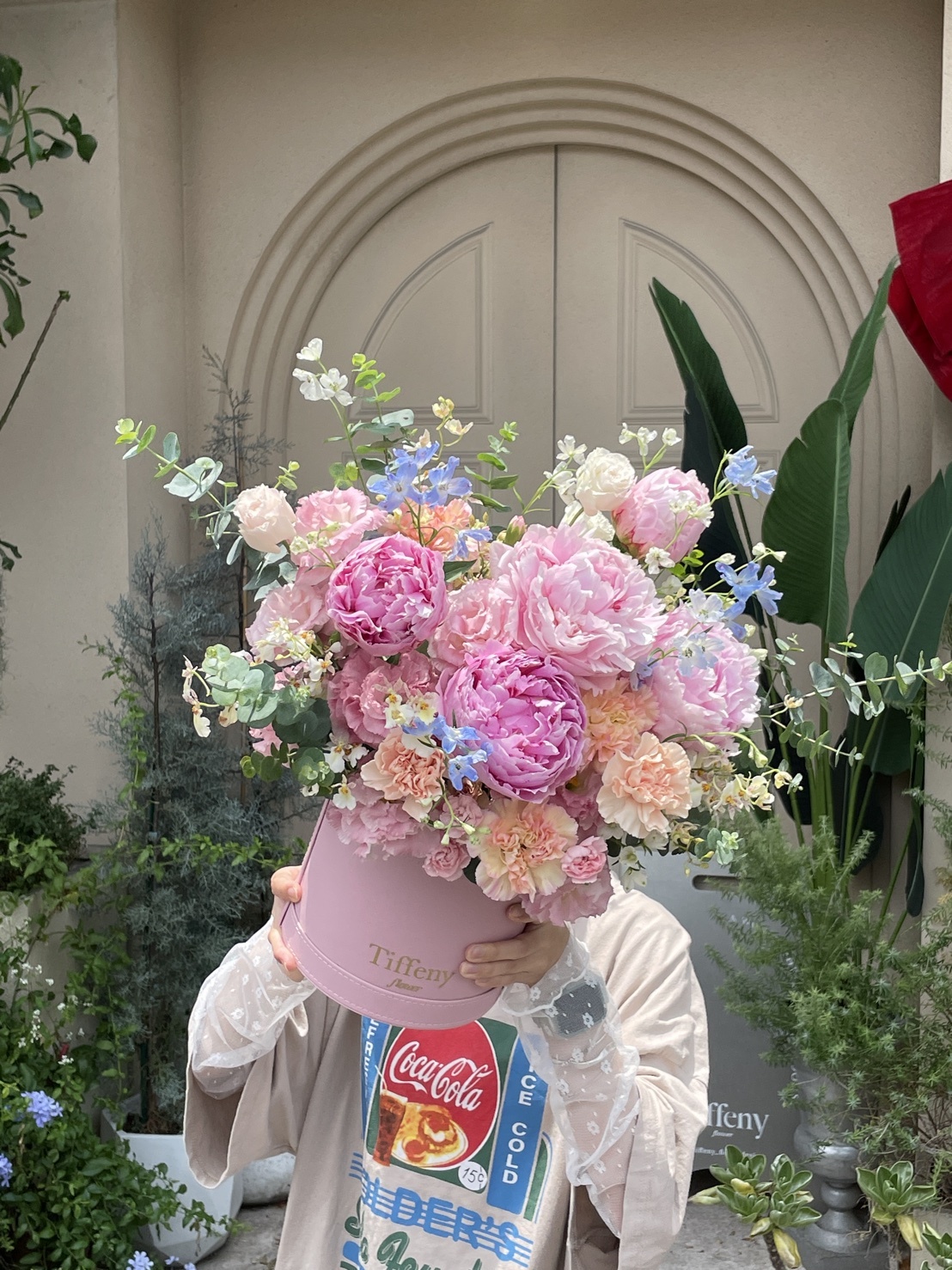 Peony Angel – Fresh Floral Pot (Requires 5-Day Pre-order)