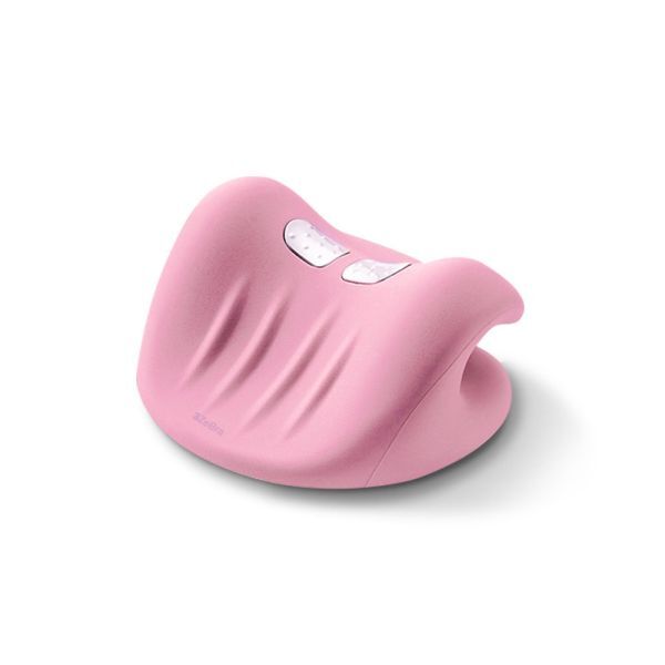 【3ZeBra】頸椎熱敷牽引枕 (白/粉)