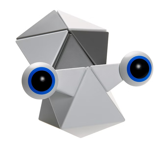 Trido 磁力積木 初階組 12PCS - 白銀時代(Greyscale)