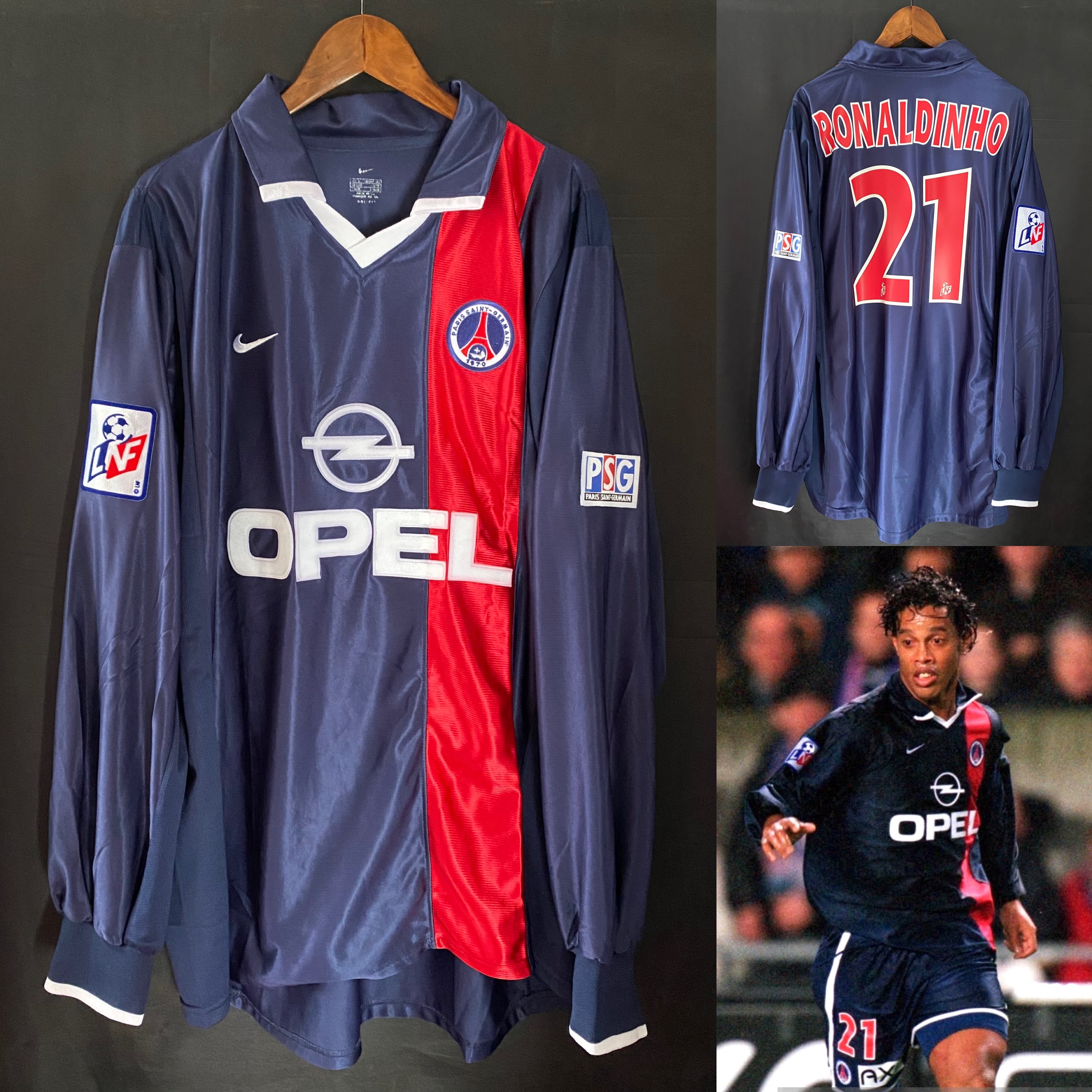 が*ゅ様 2000 パリ・サンジェルマンFC (H) ユニフォーム ロナウジーニ 2000 パリ・サンジェルマンFC (H) ユニフォームロナウジーニョ