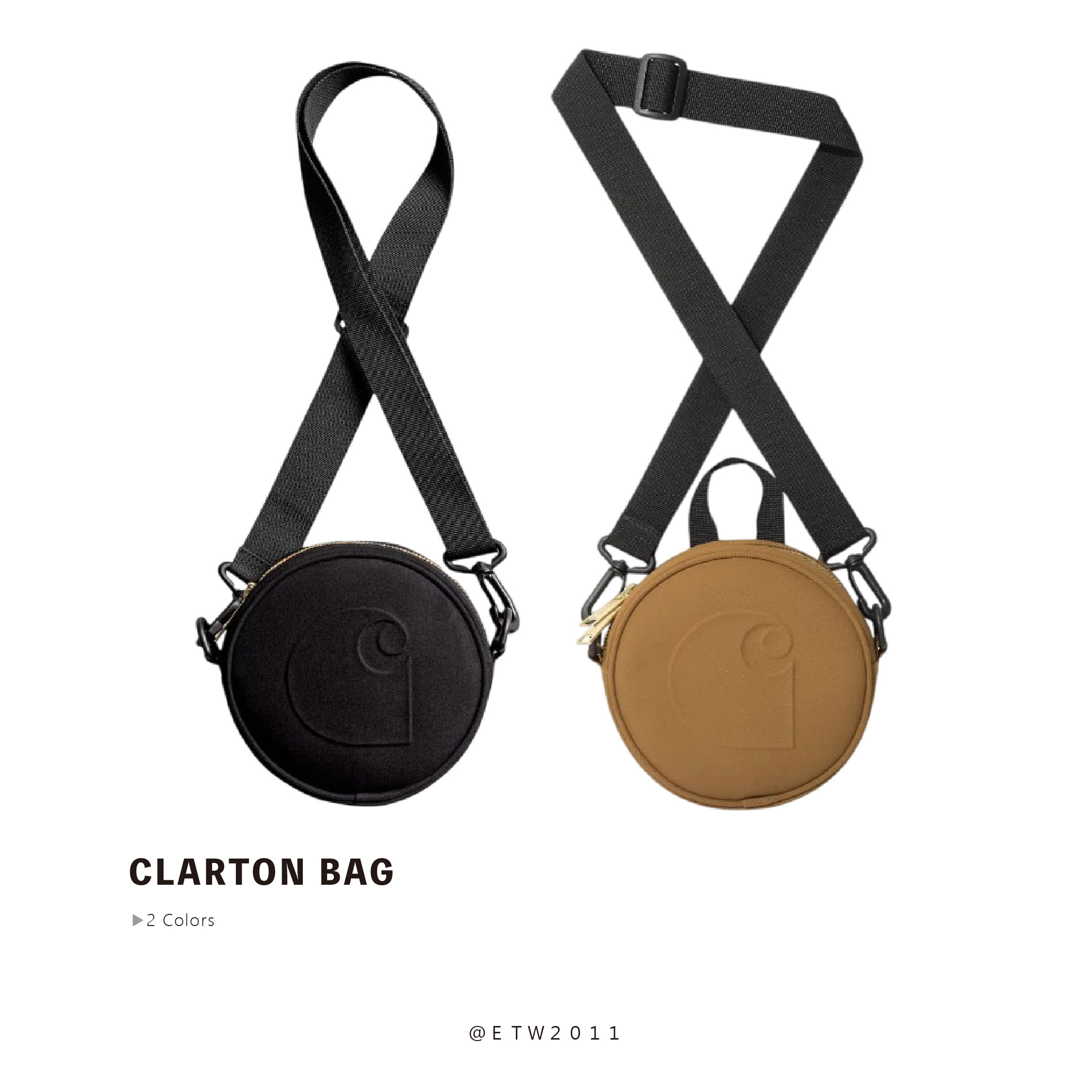 ☆ETW☆【EASY TO WEAR】CARHARTT WIP Clarton Bag 圓餅包 小包