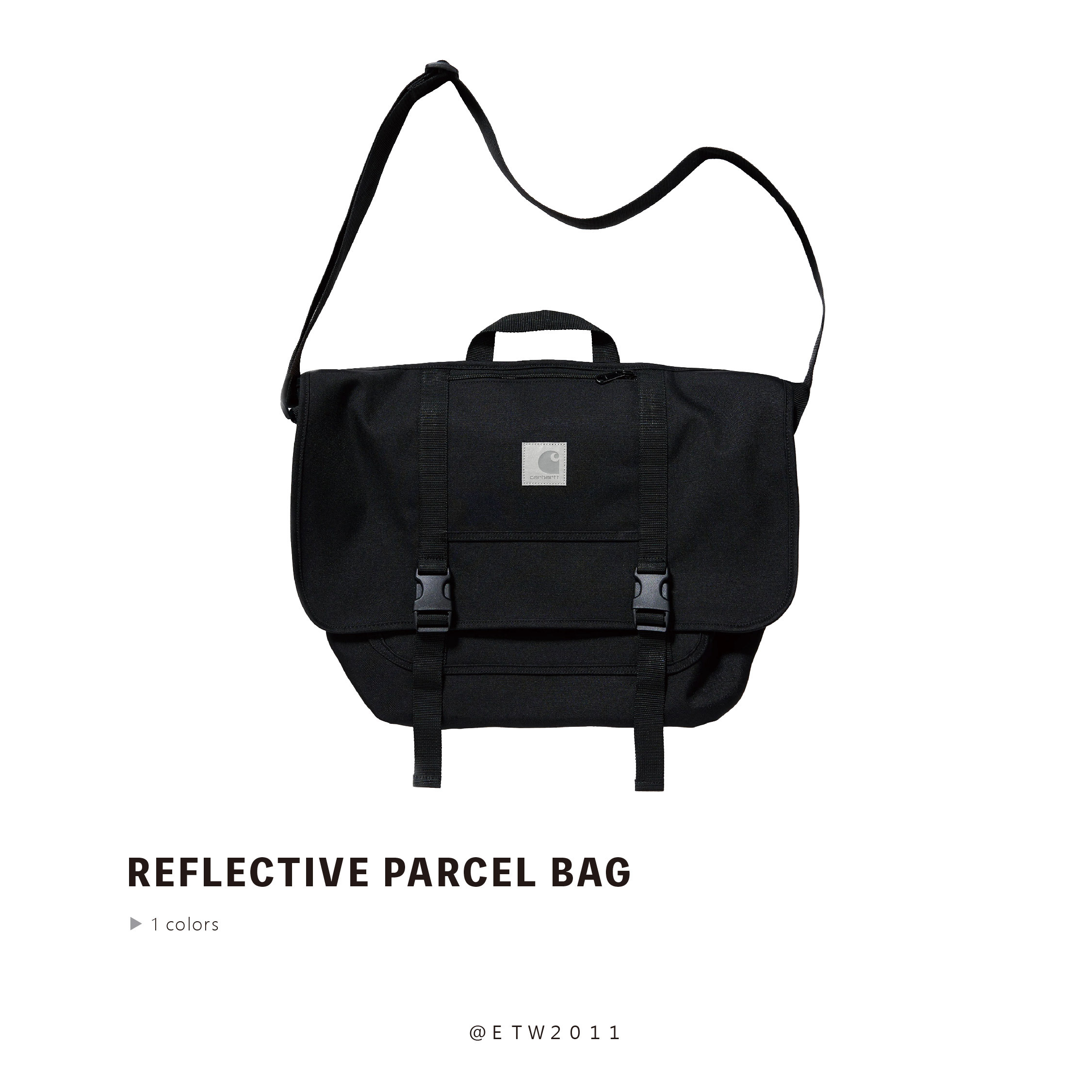 ☆ETW☆【EASY TO WEAR】CARHARTT WIP Reflective Parcel Bag 郵差包 側背包 卡哈