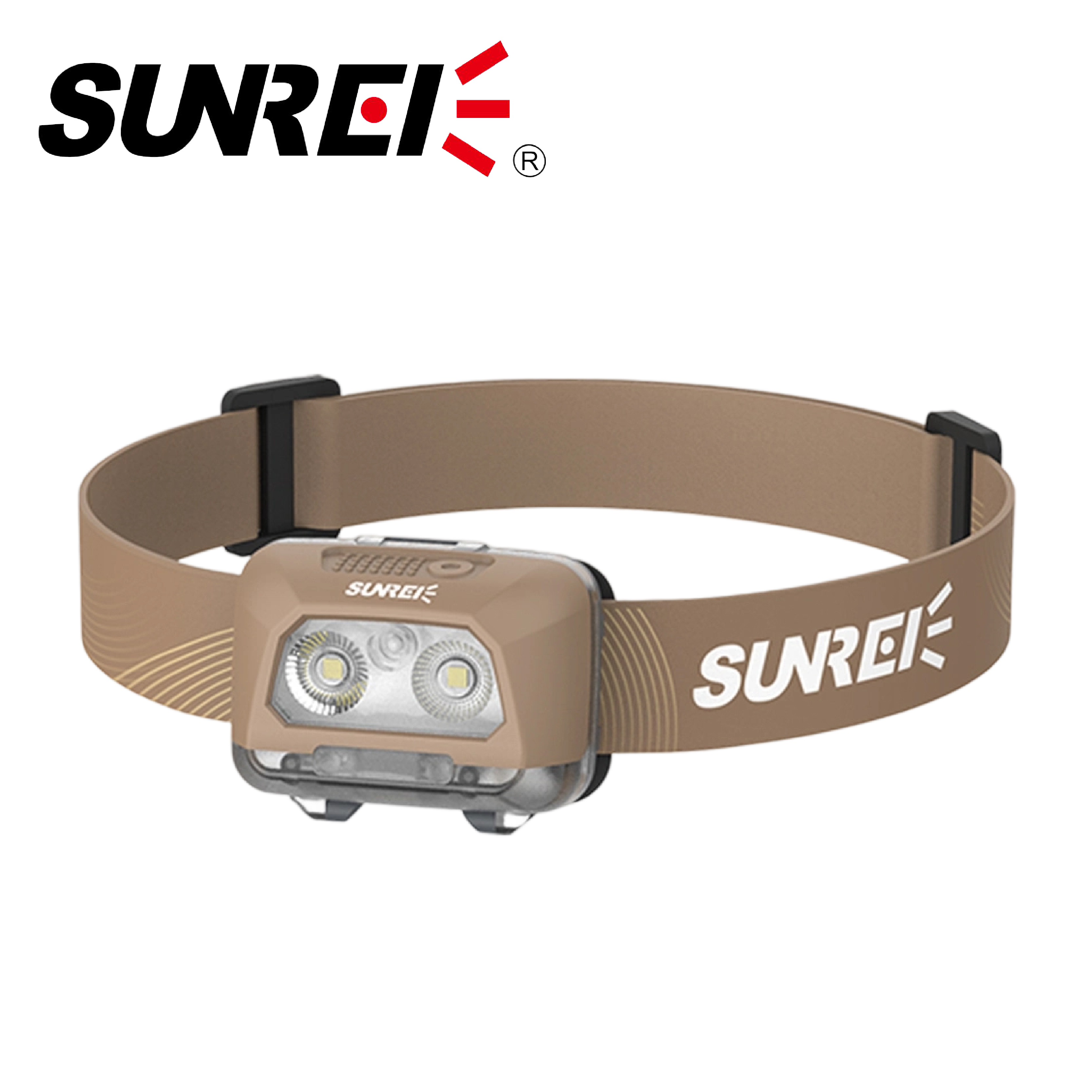 SUNREE 山力士 StarRay380流明輕量頭燈 (卡其色) 81CLS00380