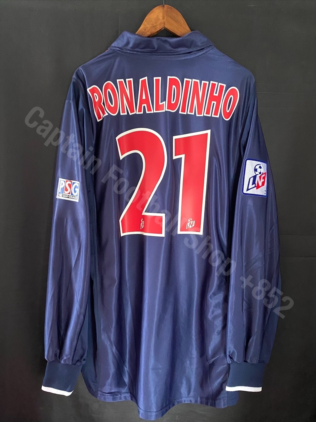 PSG Paris Saint Germain 2000-2001 Nike L/S Home Shirt #