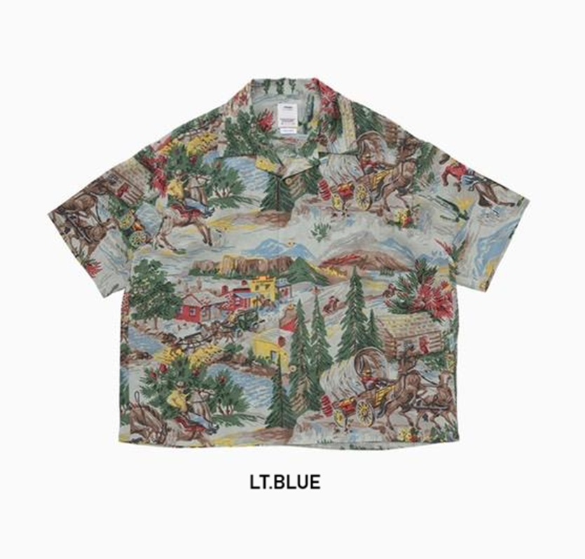 RE-STOCK: VISVIM 2025 S/S CROSBY SHIRT S/S (WASHI CHIRIMEN) - PRE ORDER ITEM (預訂中)