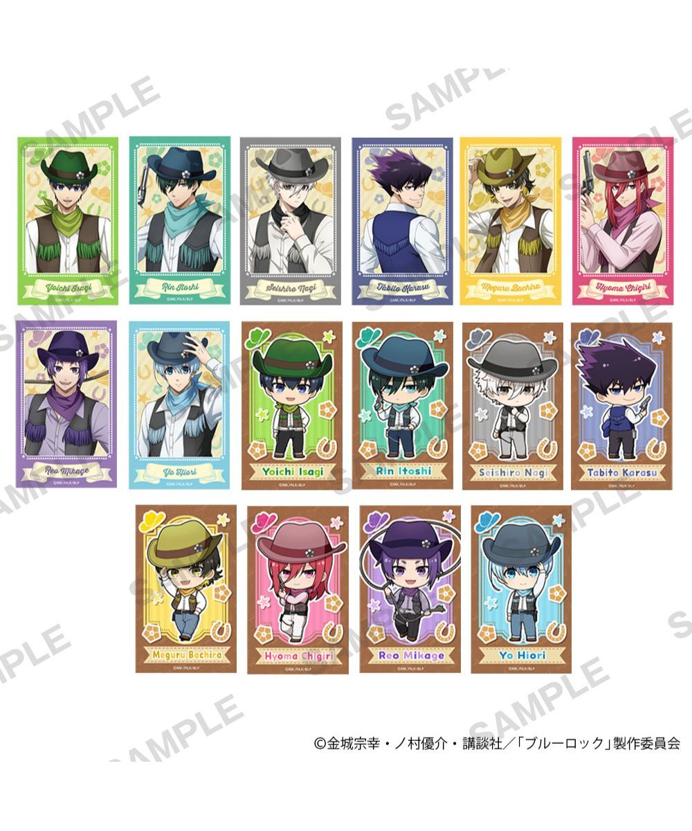 預購-動畫「藍色監獄」集換式迷你小卡 牛仔Ver. BOX販售【日本進口精品】