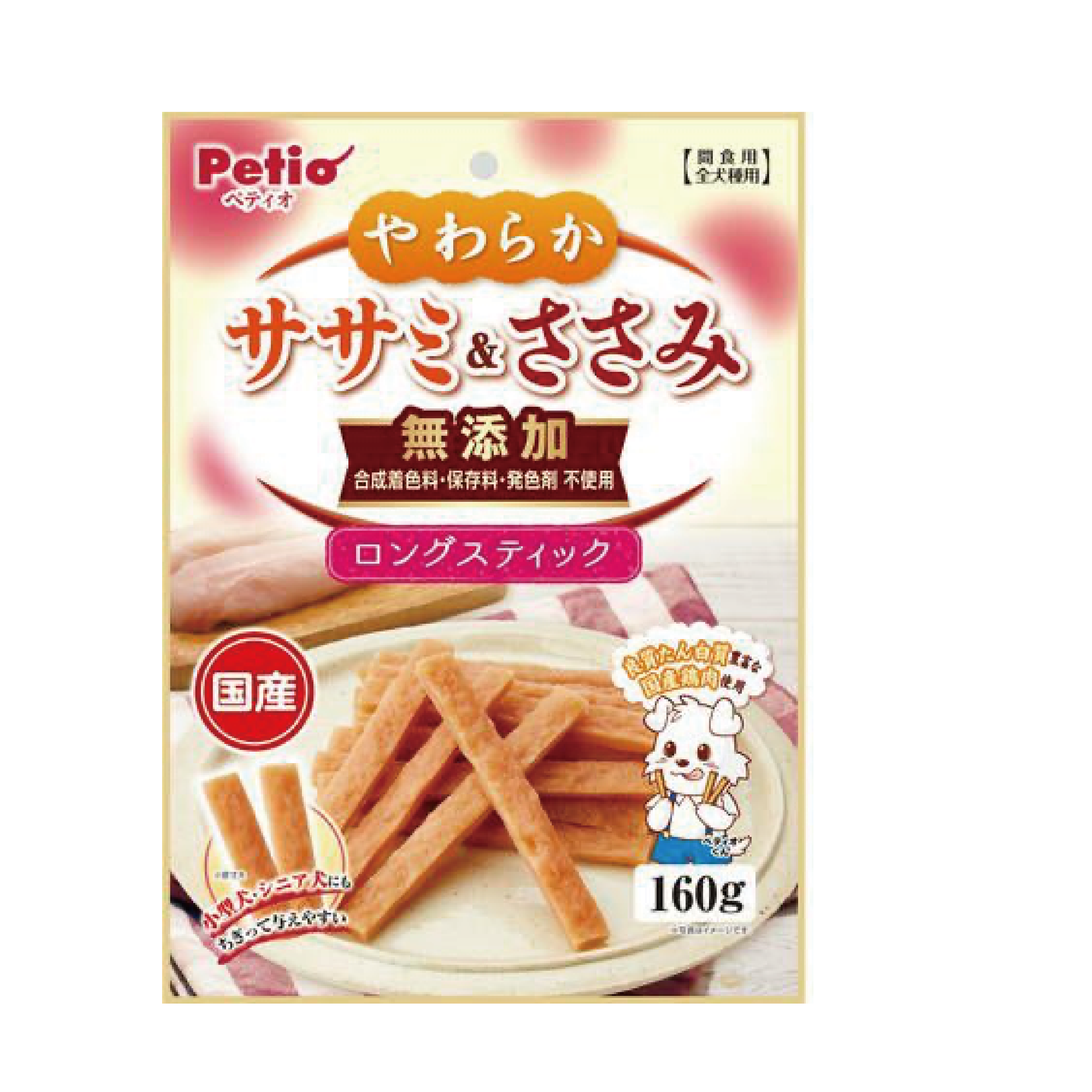 Petio|無添加雞柳軟條160g (PTO-0341)