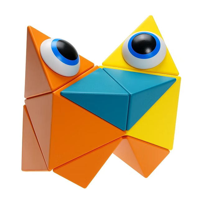 Trido 磁力積木 初階組 12PCS - 璀璨光陰(Honey)