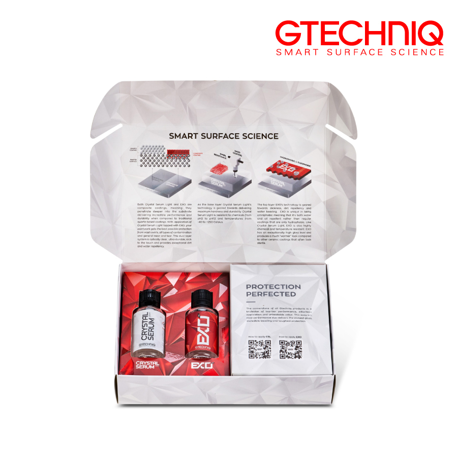 GTechniq Complete Ceramic Coating Kit 50ml (EXO v5 and Crystal Serum Light)