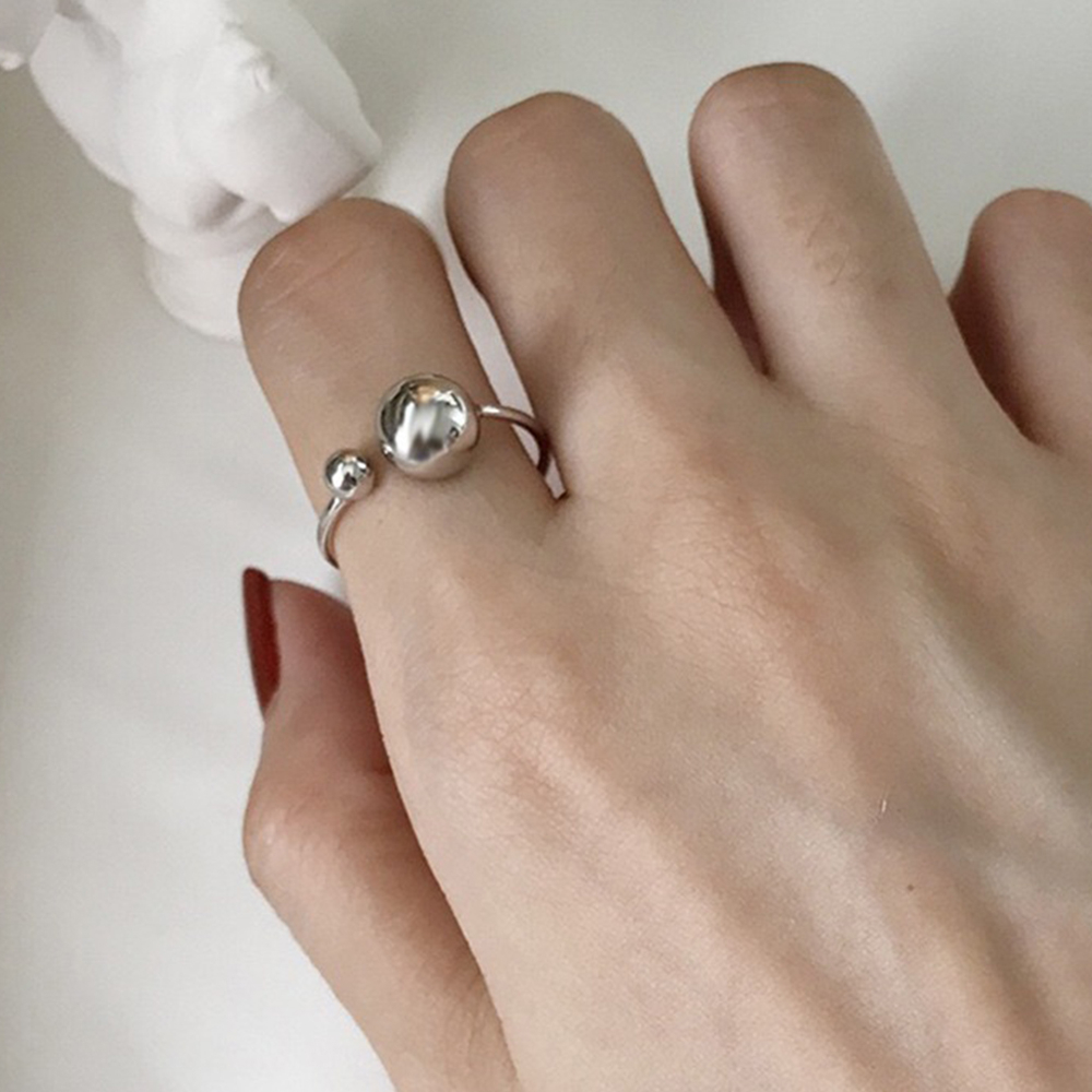 戒指 指環 純銀戒指 銀戒指 尾戒 韓國戒指 日系戒指 法戒 不對稱戒指 幾何戒指 可調式戒指 禮物 085