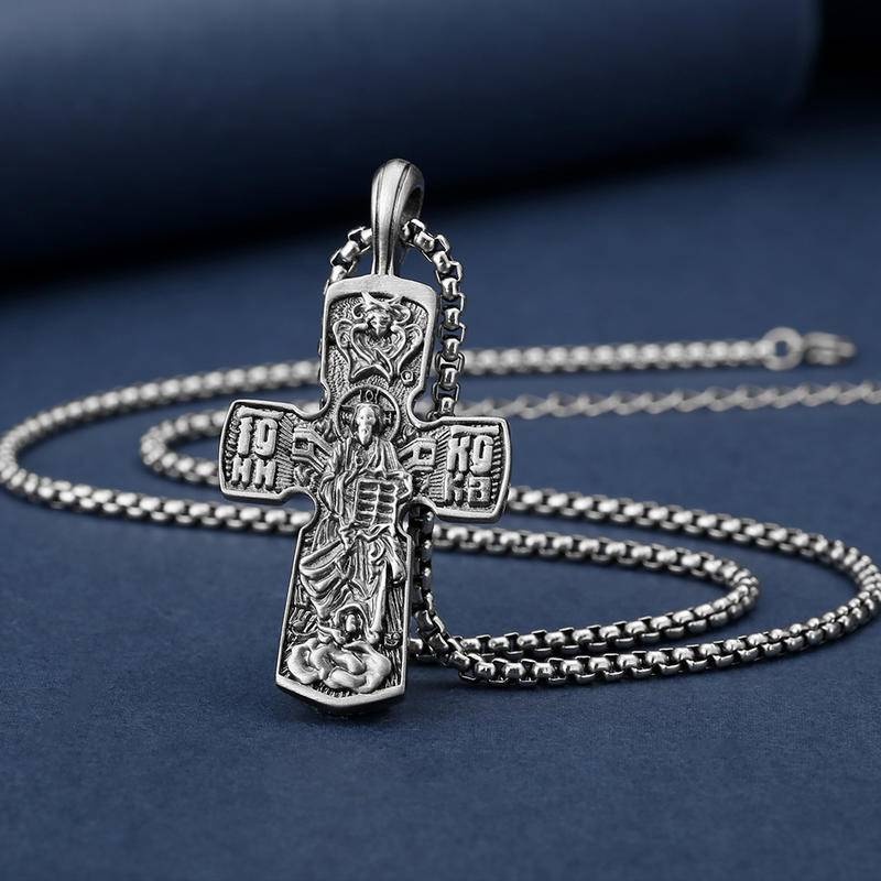 項鍊男 項鍊吊墜 項鍊配件 掛墜 歐美項鍊 嘻哈十字架 復古項鍊 個性項鍊 龐克項鍊 毛衣鏈 項鍊飾品 男生禮物 003